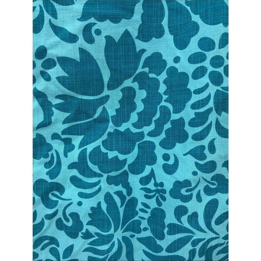 3For$20 Coldwater Creek Turquoise Floral Button Zip/Button Jacket size s - Picture 5 of 6